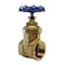 Thrifco Plumbing 1-1/2 Inch FIP Brass Gate Valve, No Lead 6418007 - alternate 1